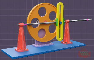diagram of the Scotch Yoke mechanism, from a YouTube video